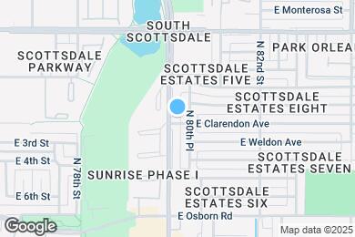 Map image of the property - 3801 N Hayden Rd