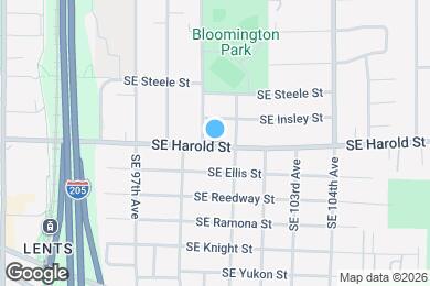 Map image of the property - 10021 SE Harold St