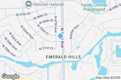 Map image of the property - 3300 N 46th Ave