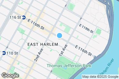 Map image of the property - 332 East 116th street