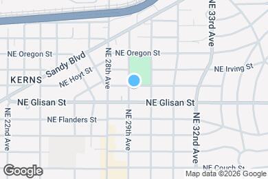 Map image of the property - 532 NE 29th Ave