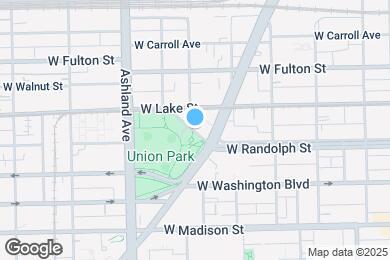 Map image of the property - 1498 W Randolph St