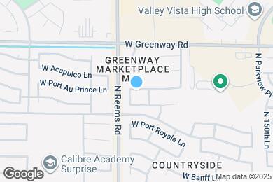 Map image of the property - 15475 W Port Au Prince Ln