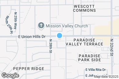 Map image of the property - 2830 E Villa Theresa Dr