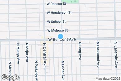Map image of the property - 5503 W Belmont Ave