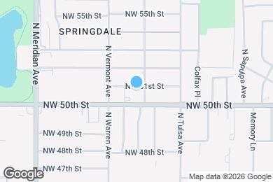 Map image of the property - 4204 NW 51st St