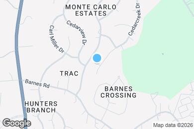 Map image of the property - 329 Cedarcreek Dr