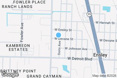 Map image of the property - 707 W Devane St