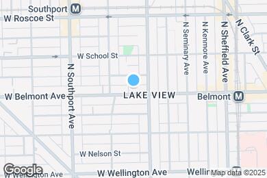 Map image of the property - 1222 W Belmont Ave