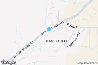 Map image of the property - 6130 W Bandelier Ct