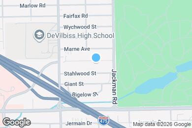 Map image of the property - 1743 Georgia Ave