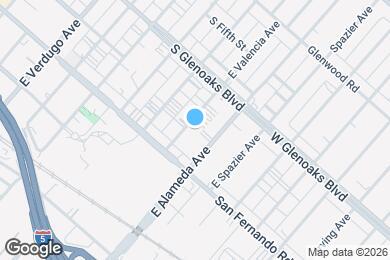 Map image of the property - 238 E Valencia Ave