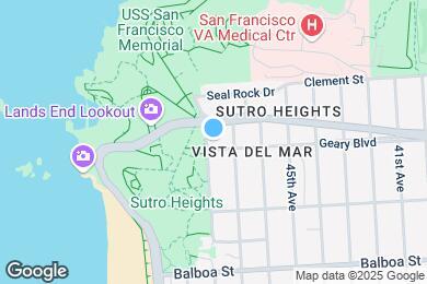 Map image of the property - 8344 Geary Blvd