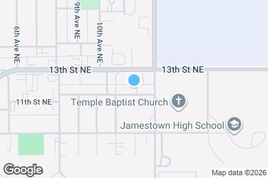 Map image of the property - 1105 12th St