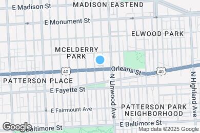 Map image of the property - 2800 Orleans St