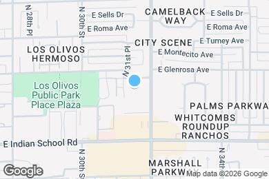 Map image of the property - 4220 N 32nd St