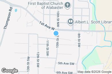 Map image of the property - 120 10th St SW