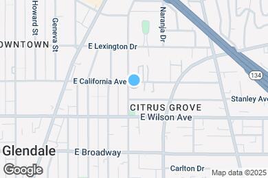 Map image of the property - 1104 E California Ave