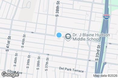 Map image of the property - 3612 W Muhammad Ali Blvd