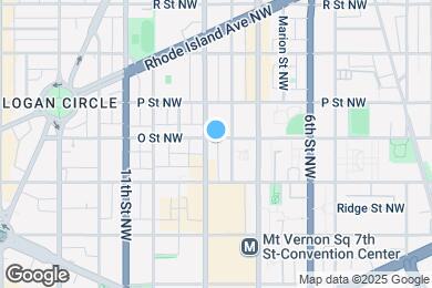 Map image of the property - 810 O St NW