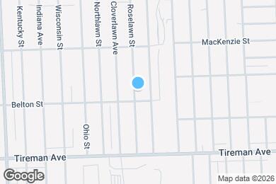 Map image of the property - 8222 Roselawn St