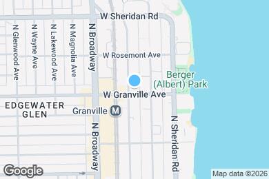Map image of the property - 1058 W Granville Ave