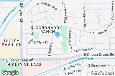Map image of the property - 3441 E Baranca Ct