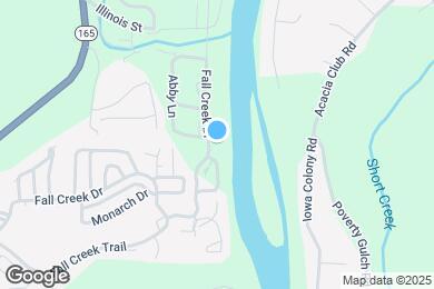Map image of the property - 420 Fall Creek Dr