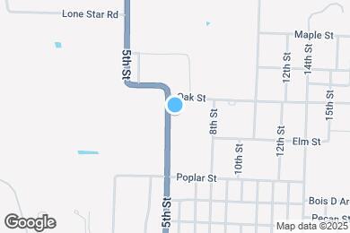 Map image of the property - 1200 5th St