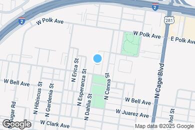Map image of the property - 730 N Dahlia St