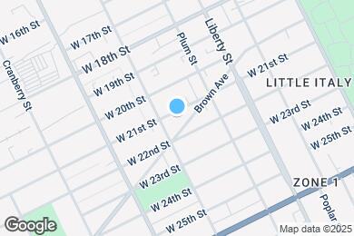 Map image of the property - 951 W 21st St