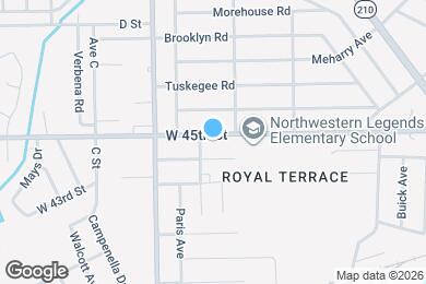 Map image of the property - 2184 W 45th St