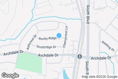 Map image of the property - 1128 Rocky Ridge Dr