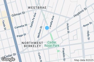 Map image of the property - 1412 Peralta Ave