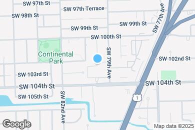 Map image of the property - 7953 SW 104th St