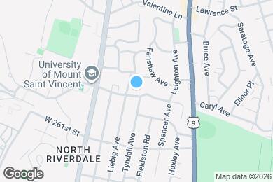 Map image of the property - 405 W 263rd St