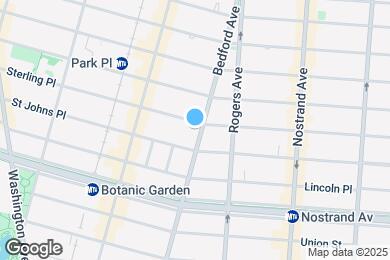 Map image of the property - 1486 Bedford Ave