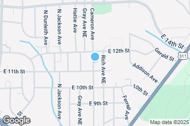 Map image of the property - 1115 N Cameron Ave