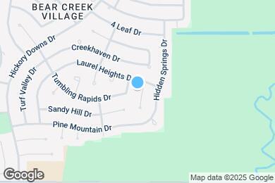 Map image of the property - 4607 Sylvan Glen Dr