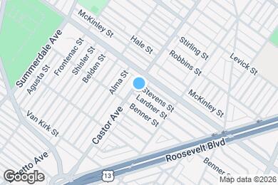Map image of the property - 6119 Castor Ave