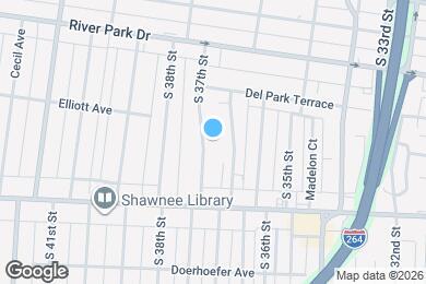Map image of the property - 651 S 37th St