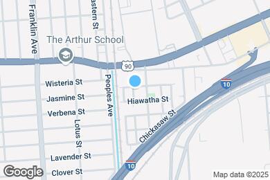 Map image of the property - 2900 Pocahontas St