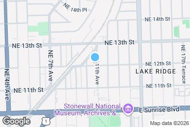 Map image of the property - 1015 NE 12th St