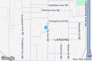 Map image of the property - 2425 Lansing Ave NE