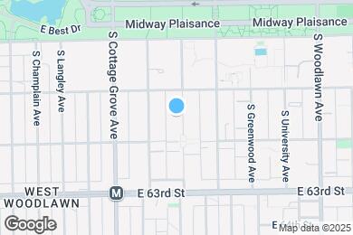 Map image of the property - 6132 S Ingleside Ave