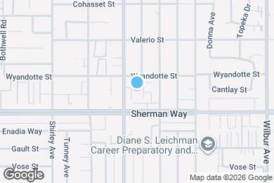 Map image of the property - 19231 Sherman Way