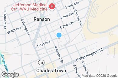 Map image of the property - 317 E 1st Ave