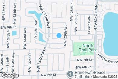 Map image of the property - 12964 NW 8th Ln
