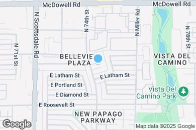Map image of the property - 7414 E Moreland St