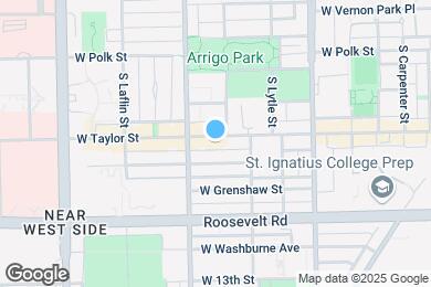 Map image of the property - 1335 W Taylor St